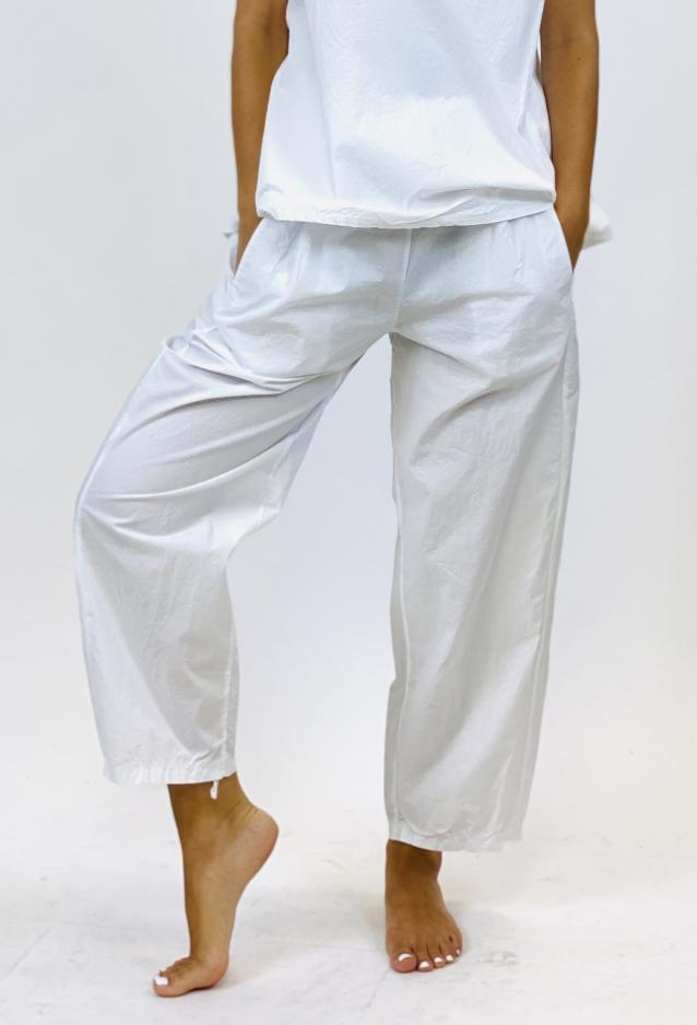 Pantalone Momy summer Amelie B.  Bianco
