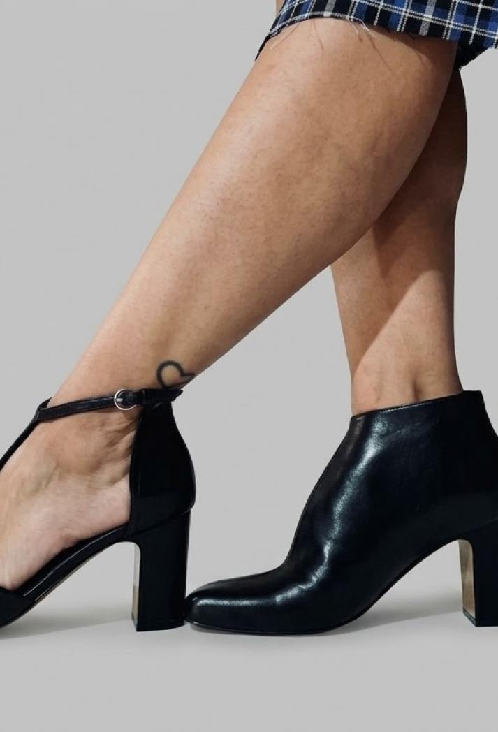 AUDLEY Women's Low Heel Leather Shoe