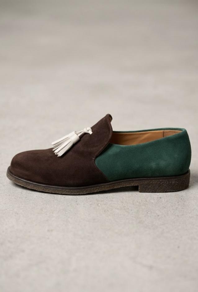 AUDLEY Women's Low Heel Shoe Chocolate
