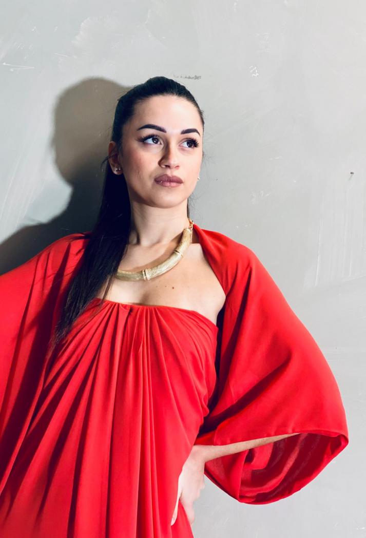 Rue Bisquit long dress 