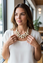 Statement stone choker 