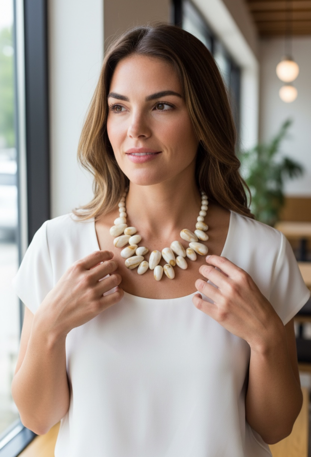 Statement stone choker 