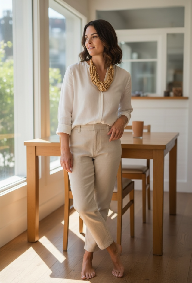 Pearl strand necklace 