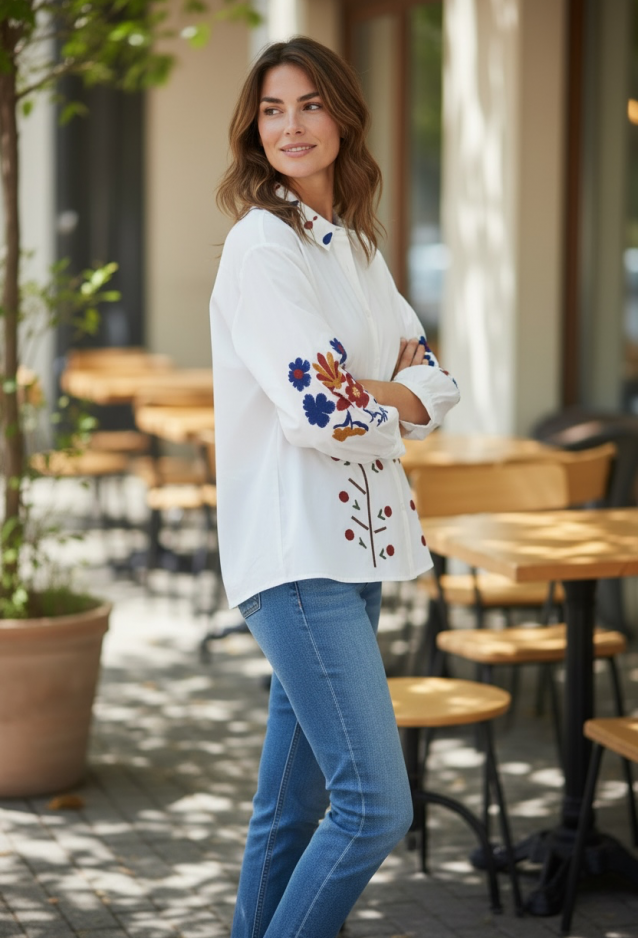 LULÙ lab camicia ricami 