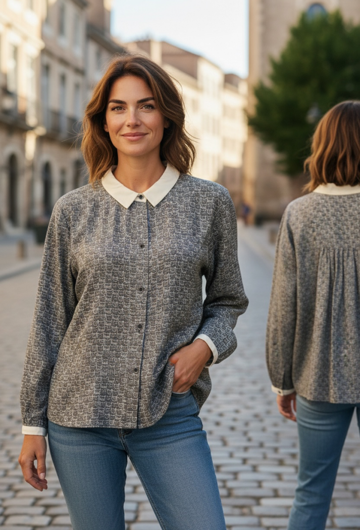LULÙ lab camicia gatti 